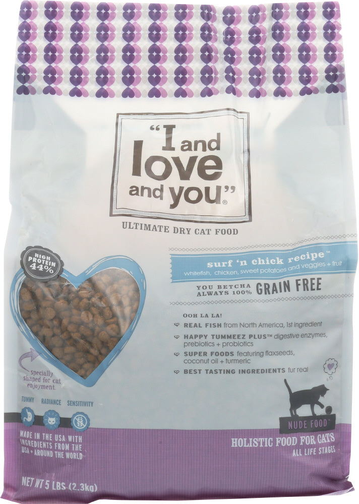 I&LOVE&YOU: Cat Food Nude Surf N Chicken, 5 lb
