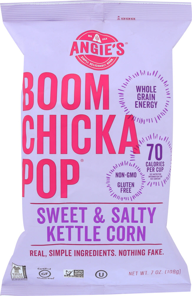 ANGIE'S BOOM CHICKA POP: Kettle Corn Sweet and Salty, 7 oz