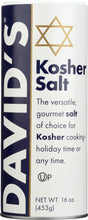 DAVIDS: Kosher Salt, 16 oz
