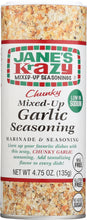 JANES: Chunky Mixed-Up Garlic Seasoning, 4.75 oz