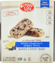 ENJOY LIFE: Bar Snack Lemon Blueberry Poppy Seed, 5.75 oz