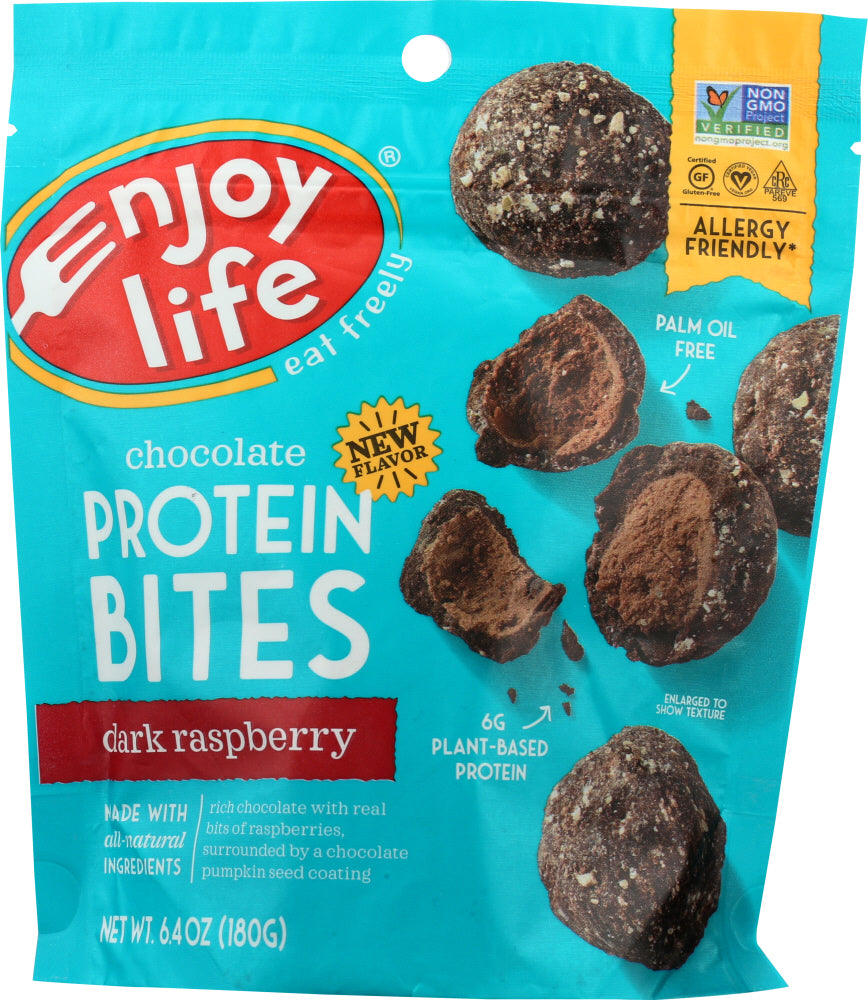 ENJOY LIFE: Dark Raspberry Protein Bites, 6.4 oz