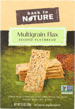 BACK TO NATURE: Multigrain Flax Seed Crackers, 5.5 oz