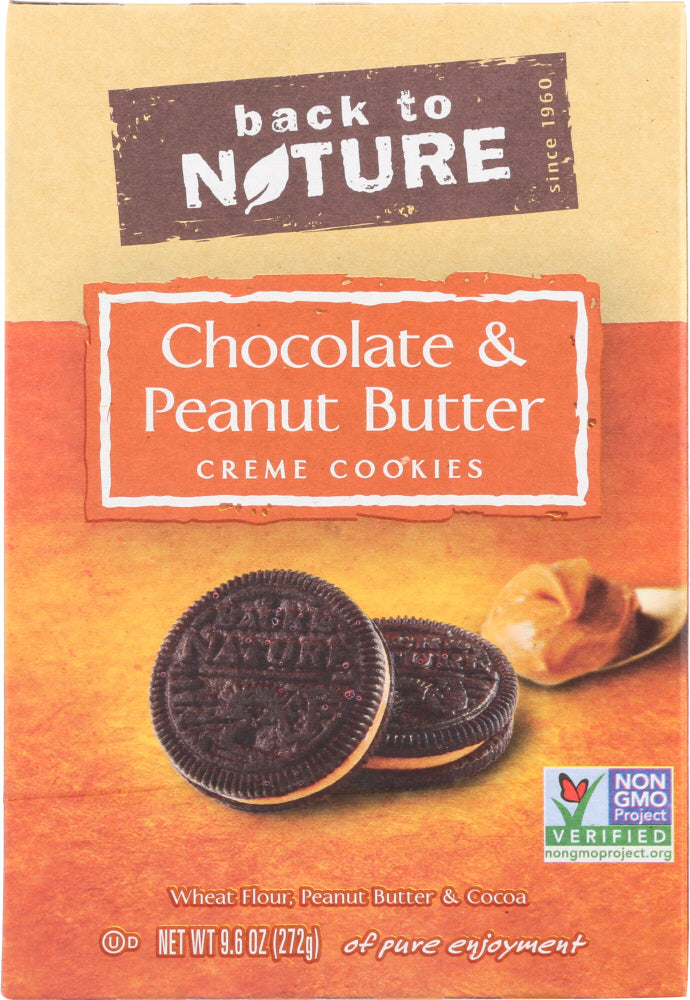 BACK TO NATURE: Peanut Butter Creme Cookies, 9.6 oz