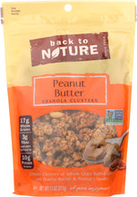 BACK TO NATURE: Non GMO Peanut Butter Granola Clusters, 11 oz