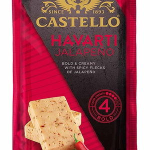 CASTELLO: Havarti Jalapeno Cheese, 8 oz