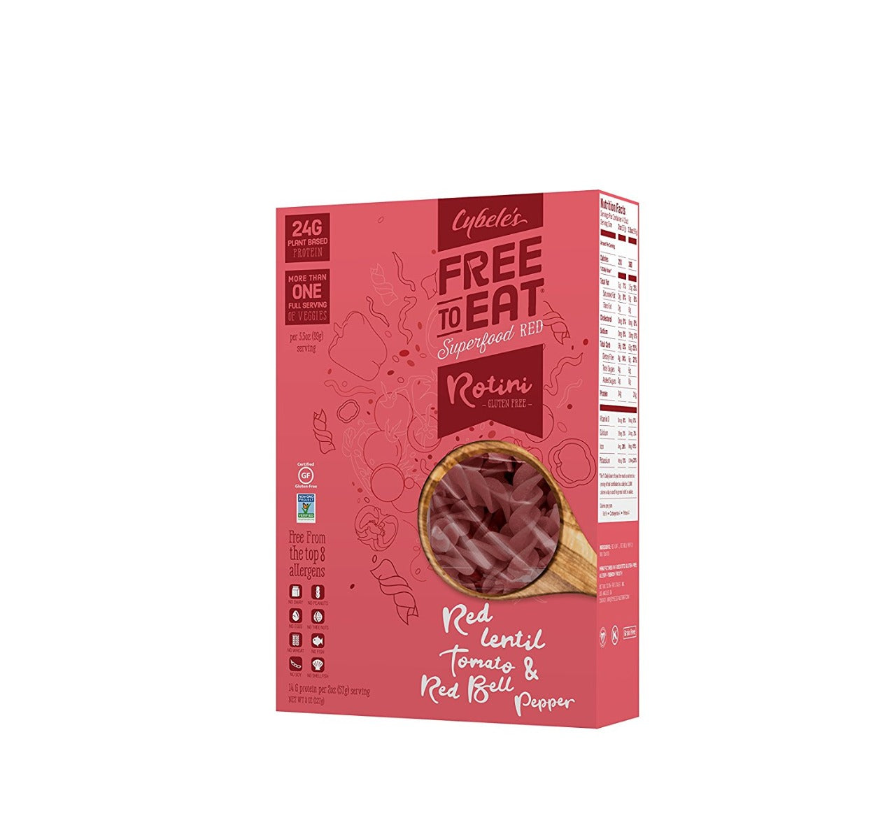 CYBELES SUPERFOOD PASTA: Superfood Red Pasta, 8 oz