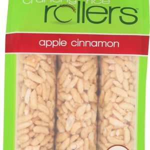 BAMBOO LANE: Organic Crunchy Rice Rollers Apple Cinnamon, 2.6 oz