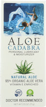 ALOE CADABRA: Lubricant Natural Aloe, 2.5 oz