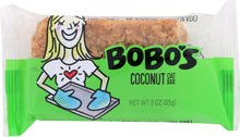 BOBOS OAT BARS: All Natural Bar Coconut, 3 Oz