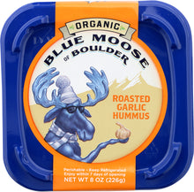 BLUE MOOSE OF BOULDER: Organic Roasted Garlic Hummus, 8 oz