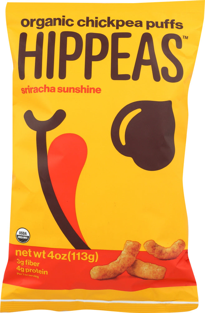 HIPPEAS: Chickpea Puff Sriracha Sunshine, 4 oz