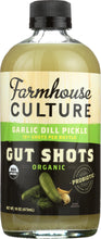FARMHOUSE CULTURE: Beverage Gut Shots Garlic Dill Pickle, 16 oz