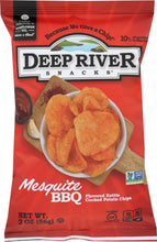 DEEP RIVER: Kettle Cooked Potato Chips Mesquite BBQ, 2 oz
