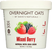 DAVES GOURMET: Oats Overnight Mixed Berry, 2.1 oz