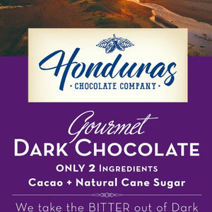 HONDURAS CHOCOLATE COMPANY: 80% Cacao Extra Dark Chocolate Bar, 2.7 oz