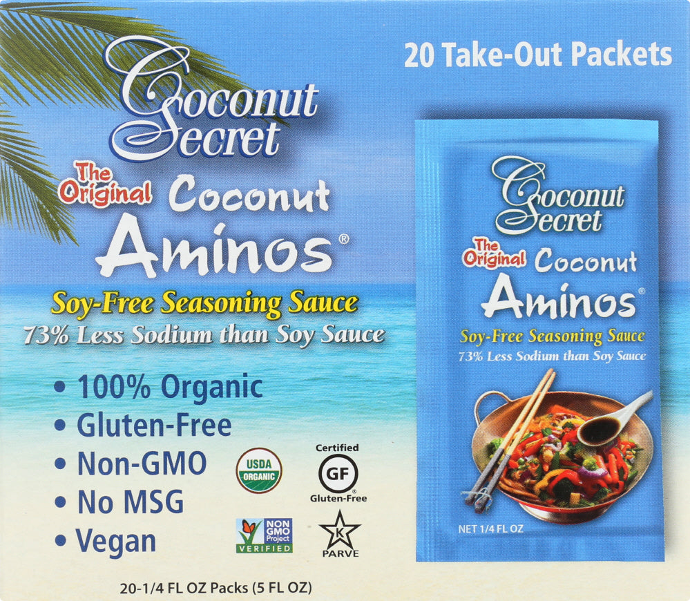 COCONUT SECRET: Aminos Coconut Packets, 5 oz