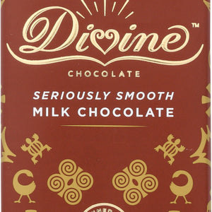 DIVINE CHOCOLATE:  Milk Chocolate Bar, 3 oz