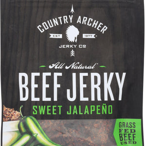 COUNTRY ARCHER: Jerky Beef Sweet Jalapeno, 3 oz