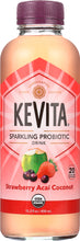 KEVITA: Sparkling Probiotic Drink Strawberry Acai Coconut, 15.2 oz