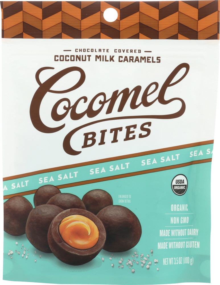 COCOMELS: Cocomels Sea Salt Bites, 3.5 oz