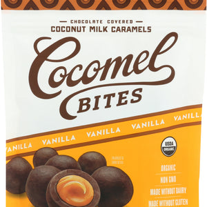 COCOMELS: Cocomels Vanilla Bites, 3.5 oz