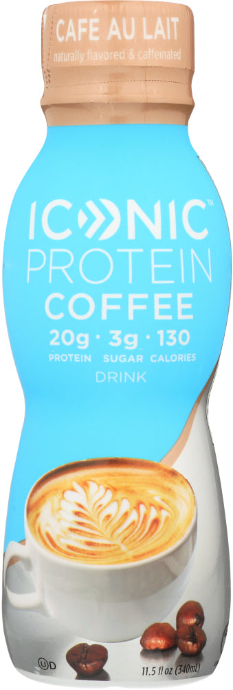ICONIC: Protein Drink Cafe Au Lait, 11.5 fl oz
