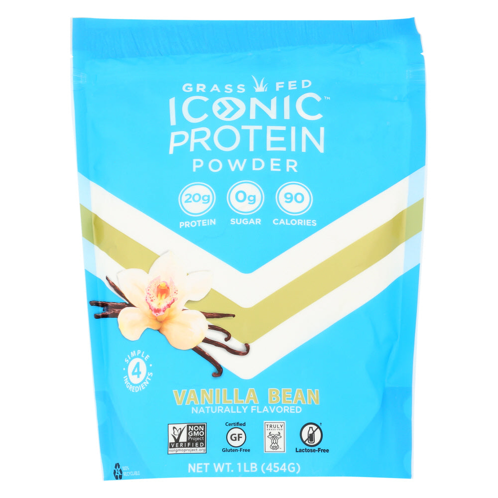 ICONIC: Protein Powder Vanilla Bean, 1 lb