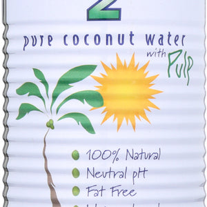 C2O: Pure Coconut Water With Pulp, 100%, 17.5 Oz