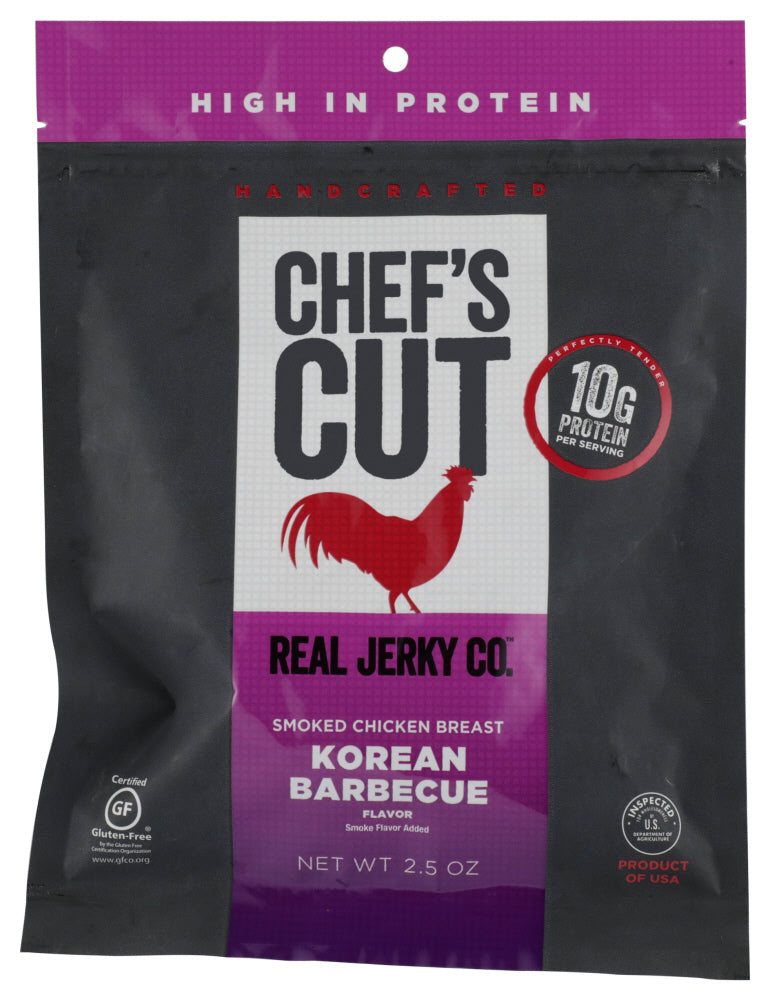 CHEFS CUT: Chicken Jerky Korean Barbecue, 2.5 oz