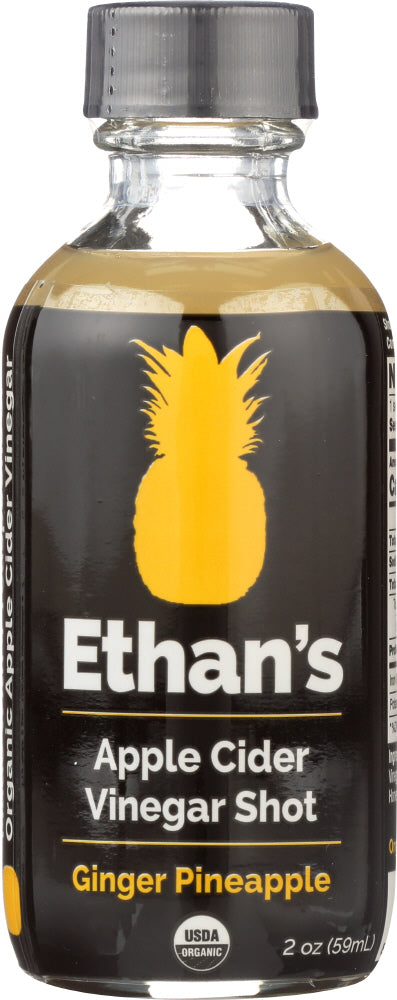 ETHANS: Pineapple Ginger Apple Cider Vinegar Shot, 2 fl oz