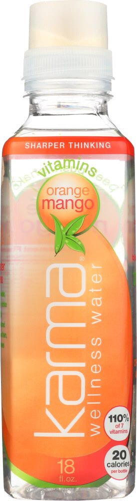KARMA: Wellness Water Orange Mango, 18 oz