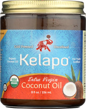 KELAPO: Organic Extra Virgin Fair Trade Coconut Oil, 8 oz