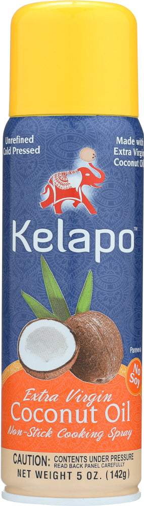 KELAPO: Extra Virgin Coconut Oil Non-Stick Cooking Spray, 5 oz