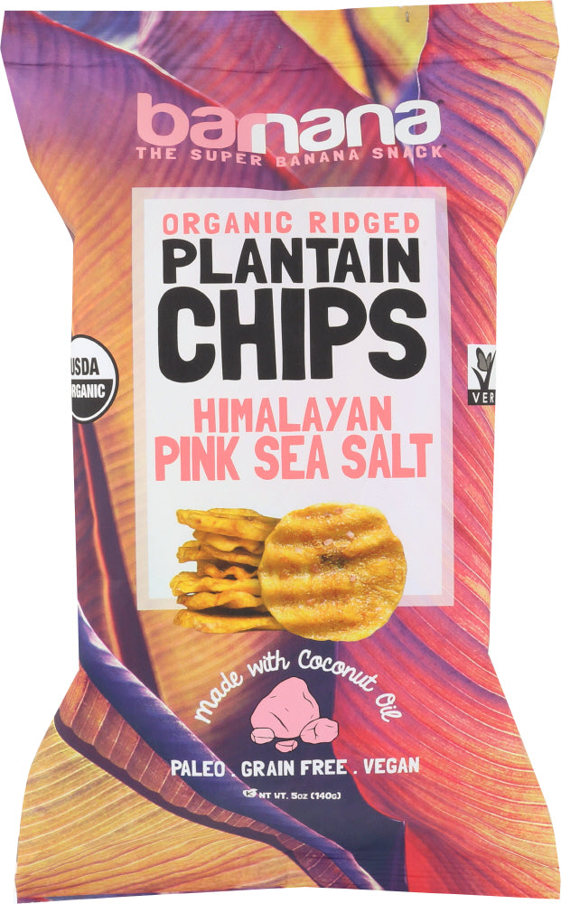 BARNANA: Himalayan Pink Sea Salt Plantain Chips 5 Oz
