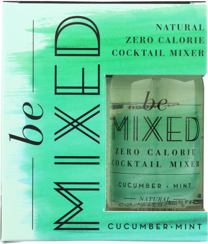 BE MIXED LLC: Mixed Cucumber Mint Cocktail Mix 4 Pack, 16 oz