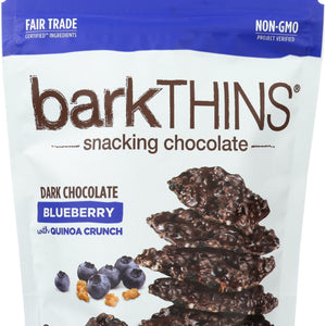 BARKTHINS: Snacking Chocolate With Fruit Blueberry Quinoa, 4.7 oz
