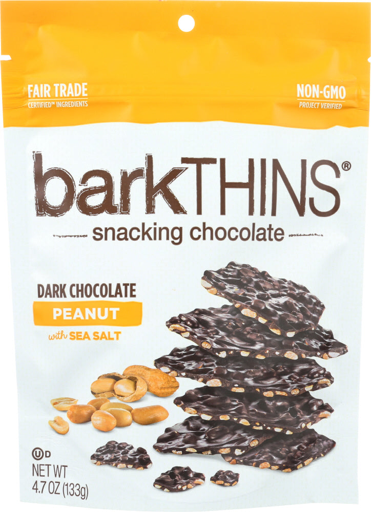 BARKTHINS: Dark Chocolate Peanut 4.7 Oz