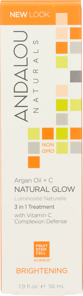 ANDALOU NATURALS:  Argan and Omega Natural Glow 3 in 1 Treatment Brightening, 1.9 Oz