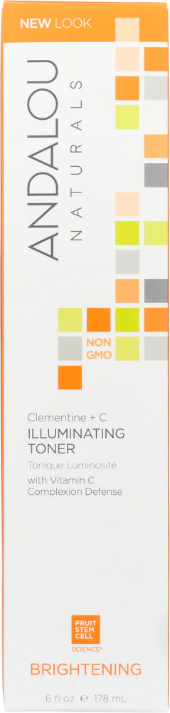 ANDALOU NATURALS: Clementine + C Illuminating Toner Brightening, 6 Oz