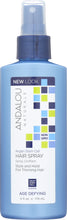 ANDALOU NATURALS: Argan Stem Cell Age Defying Hair Spray, 6 oz