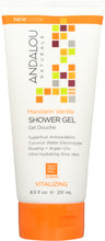 ANDALOU NATURALS: Shower Gel Vitalizing Mandarin Vanilla, 8.5 oz