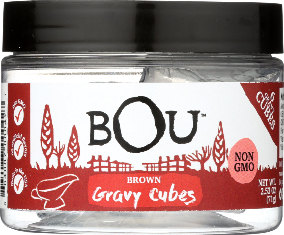 BOU BRANDS: Brown Gravy Cubes, 2.53 oz