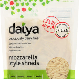 DAIYA: Mozzarella Style Shreds, 8 oz