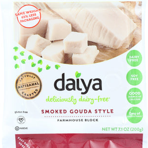 DAIYA: Smoked Gouda Cheese Block, 7.1 oz