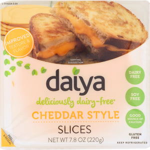 DAIYA: Dairy Free Cheddar Style Slices, 7.8 oz