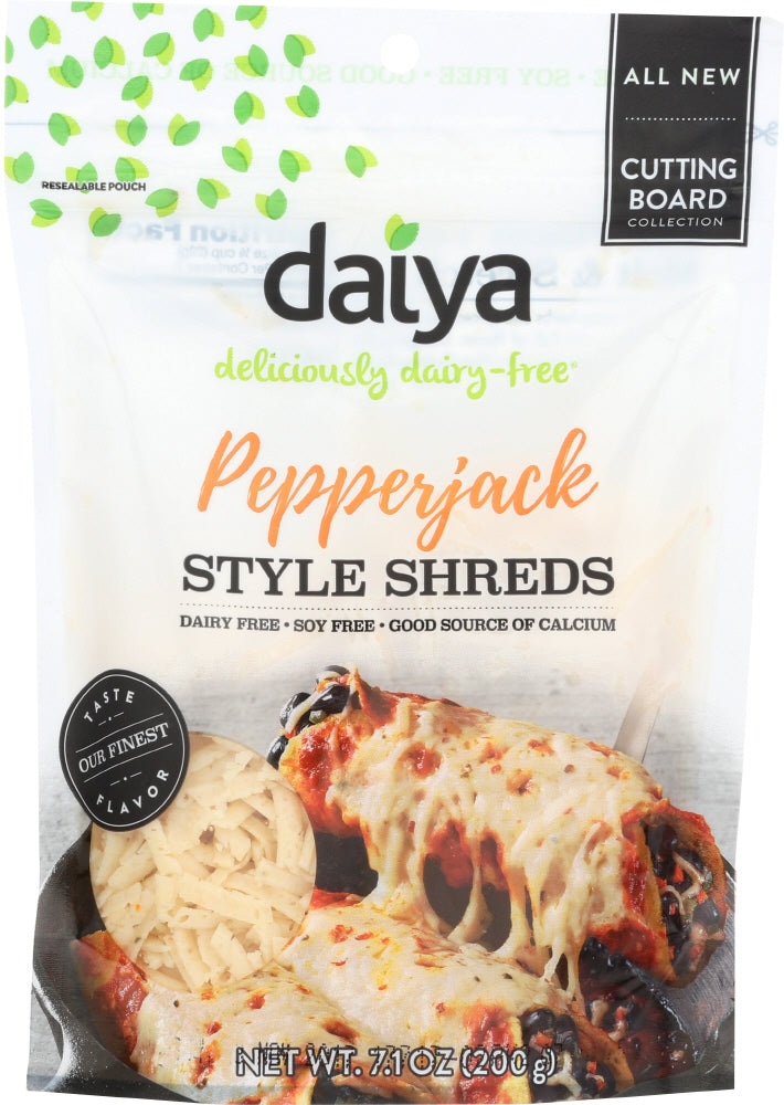 DAIYA: Pepperjack Style Cutting Board Shreds Cheese, 7.1 oz