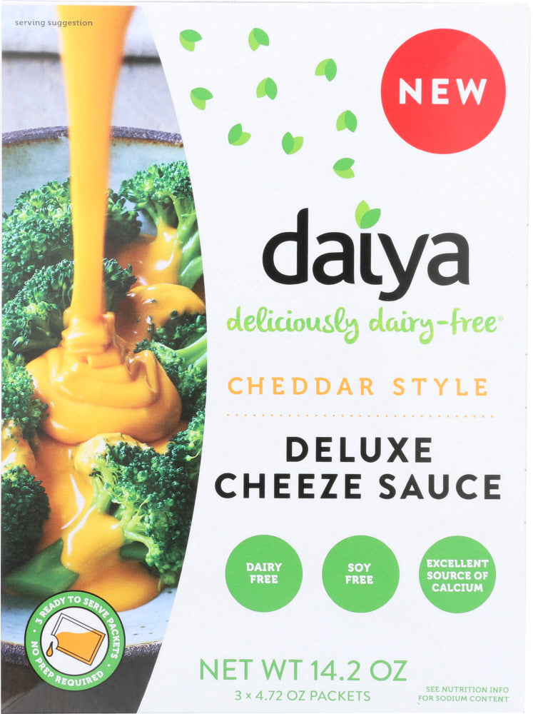 DAIYA: Sauce Cheeze Cheddar Style Deluxe 14.2 oz