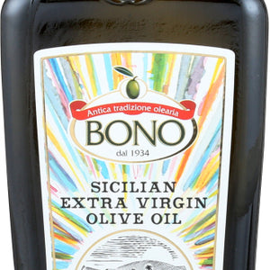 BONO: Organic Sicilian Extra Virgin Olive Oil, 0.5 lt