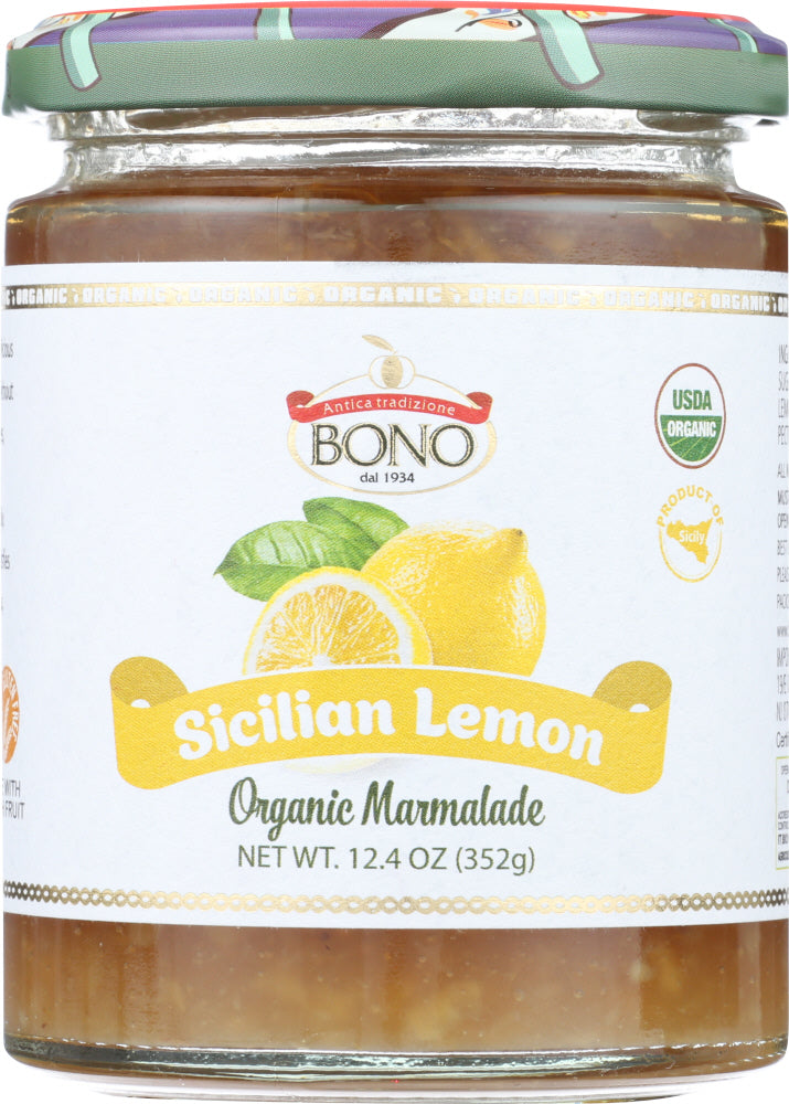 BONO: Sicilian Lemon Marmalade, 12.4 oz